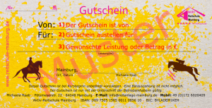 Gutschein der Aktiv-Reitanlage Mainburg